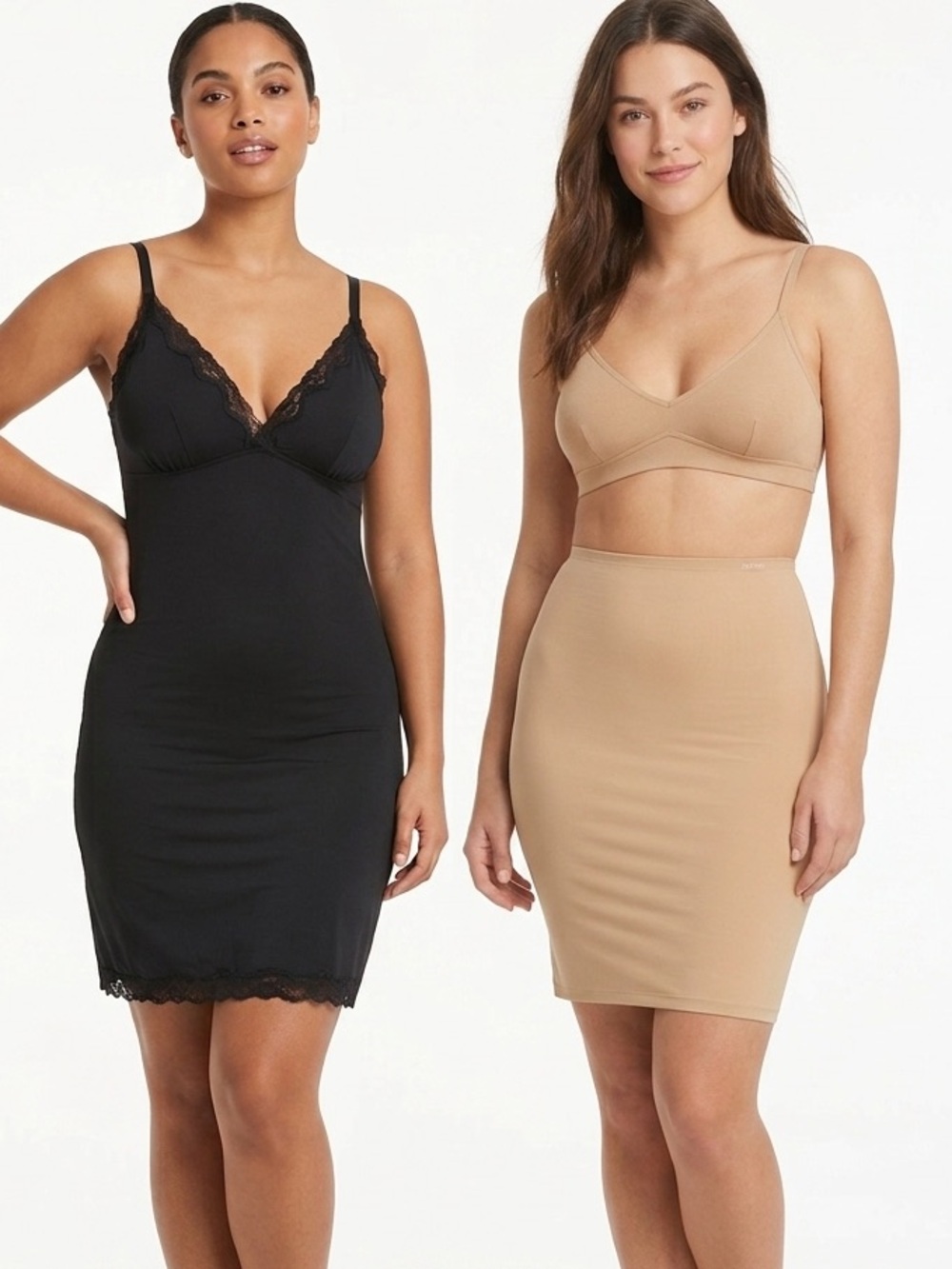 SHAPE WEAR | NWT BUNDLE OF TWO - FULL SLIP AND ASSETS HALF SLIP